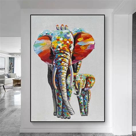 大象鼻 牆上掛畫